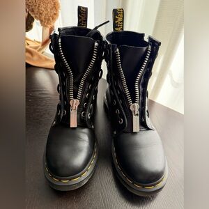 Black zip up Dr. Martens
